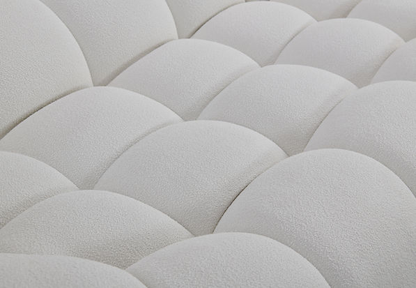 MI-2126B Bubbles White Sectional