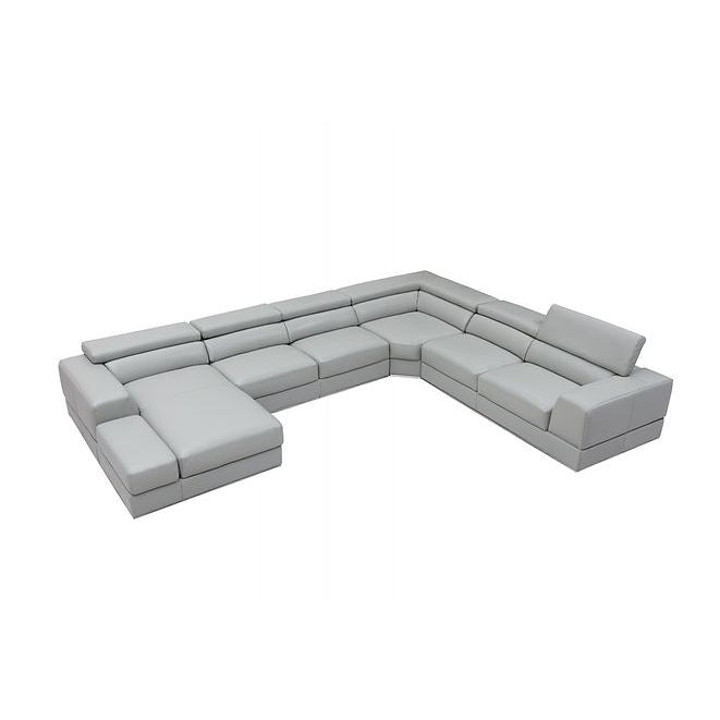 Pella LT. Grey Right Arm Facing (RAF) Sectional by New Era Innovations at Eve Furniture