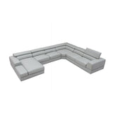 Pella LT. Grey Right Arm Facing (RAF) Sectional by New Era Innovations at Eve Furniture