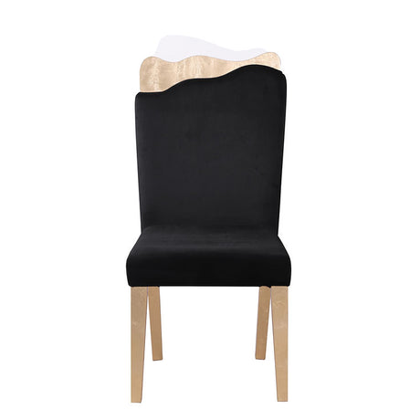 Orion White/Black 7-Piece Dining Room Set by New Era Innovations at Eve Furniture