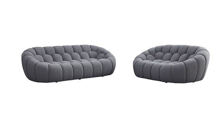 MI-2126 Bubbles Grey Living Room Set