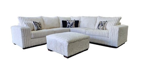 Noah Ivory 3-Piece Sectional by New Era Innovations at Eve Furniture