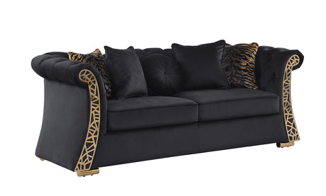Curamo Black Living Room Set by New Era Innovations at Eve Furniture