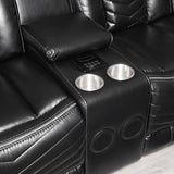 S2021 Lucky Charm Sectional (Black) - Eve Furniture