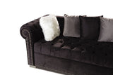 S8186 Milan Sectional (Black)