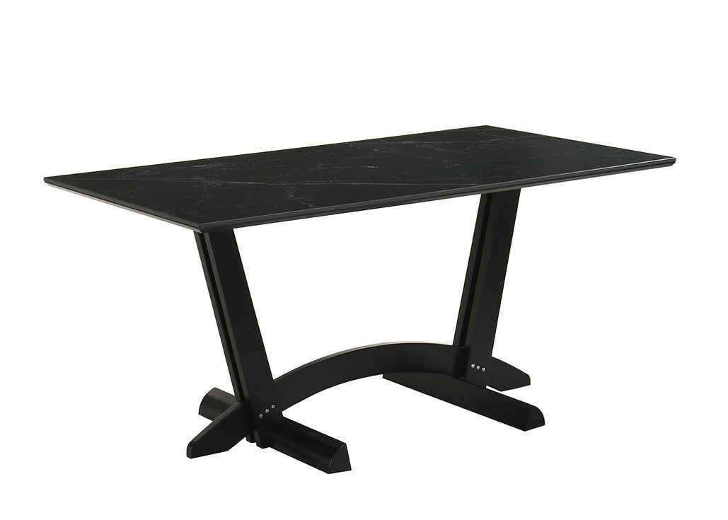 Nava White 7-Piece Dining Room Set by New Era Innovations at Eve Furniture