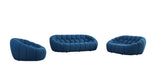 MI-2126 Bubbles Blue Living Room Set