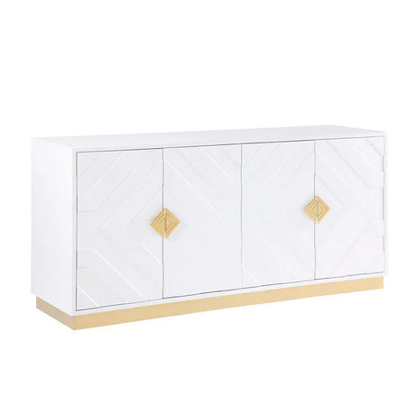 Paros White Console Table by New Era Innovations at Eve Furniture