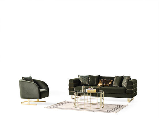 Luma Emerald Living Room Set