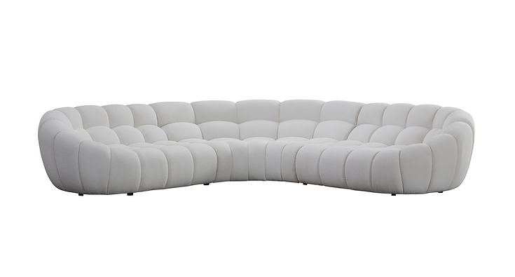 MI-2126B Bubbles White Sectional