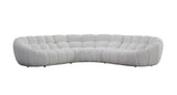 MI-2126B Bubbles White Sectional