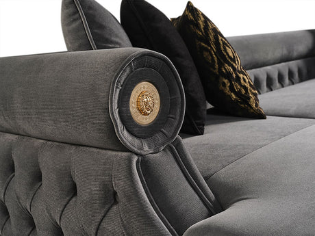 Brooklyn Grey Sectional by New Era Innovations at Eve Furniture