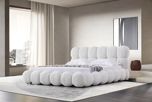 B195 Coco (White) Queen Bed