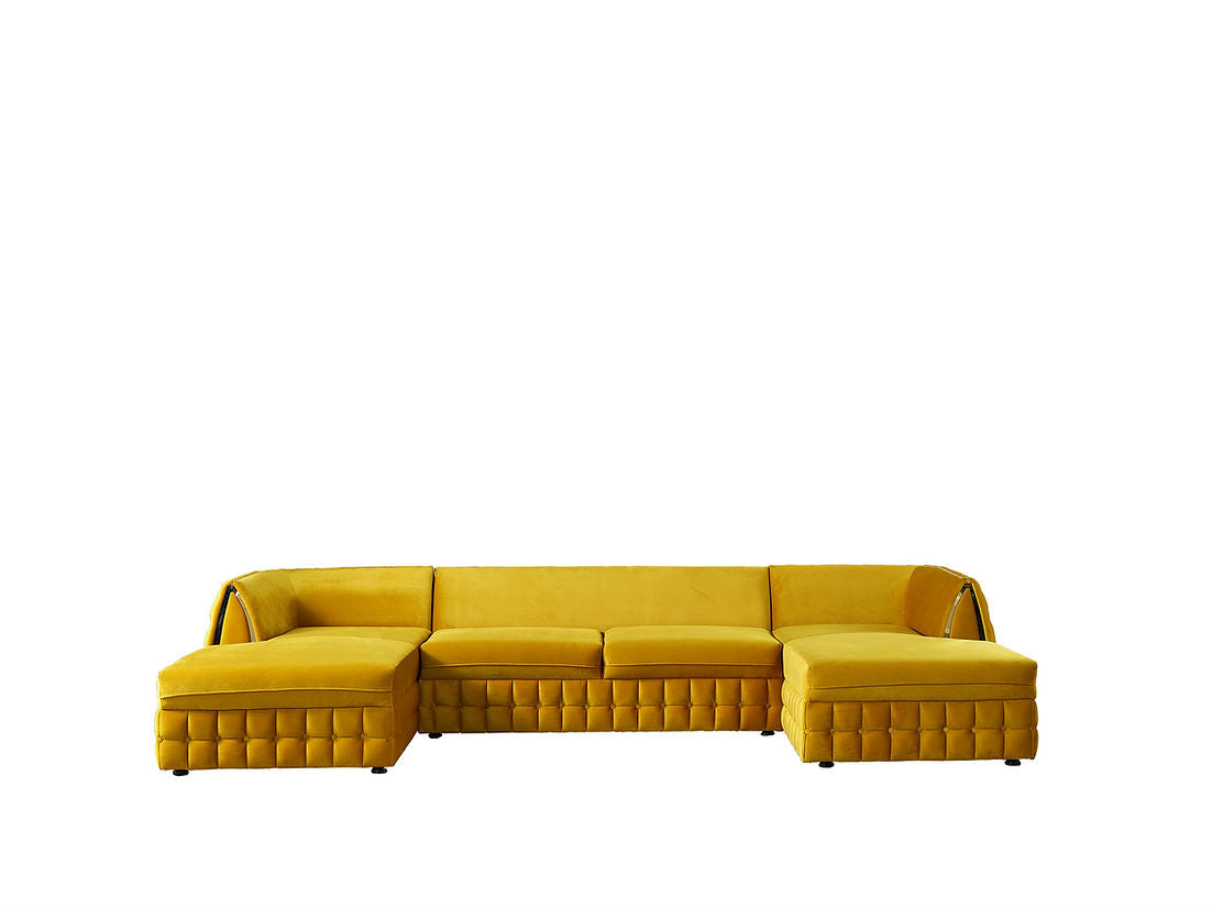 Sicilya Sectional (Mustard)