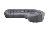 MI-2126B Bubbles Grey Sectional