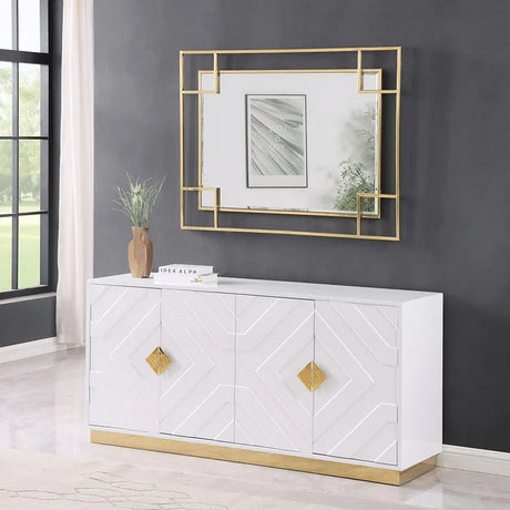 Paros White Console Table by New Era Innovations at Eve Furniture