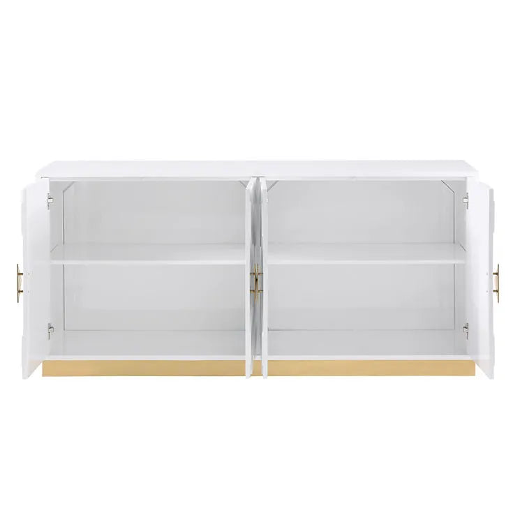 Paros White Console Table by New Era Innovations at Eve Furniture