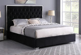 B600 Rose (Black) 55"H Queen Bed