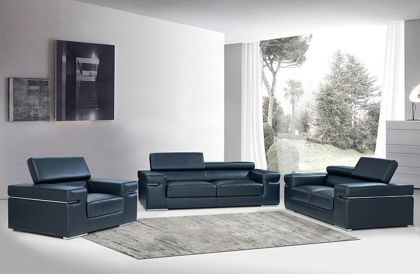 MI-8020 Soho Black Living Room Set