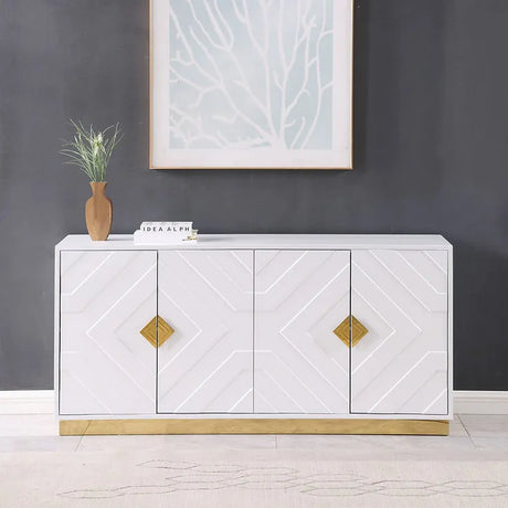 Paros White Console Table by New Era Innovations at Eve Furniture