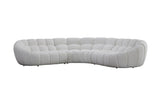 MI-2126B Bubbles White Sectional