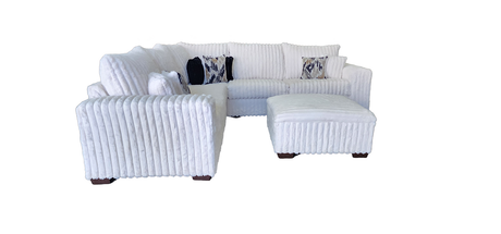 Noah Ivory 3-Piece Sectional by New Era Innovations at Eve Furniture
