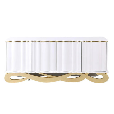 Isadora White Console Table by New Era Innovations at Eve Furniture