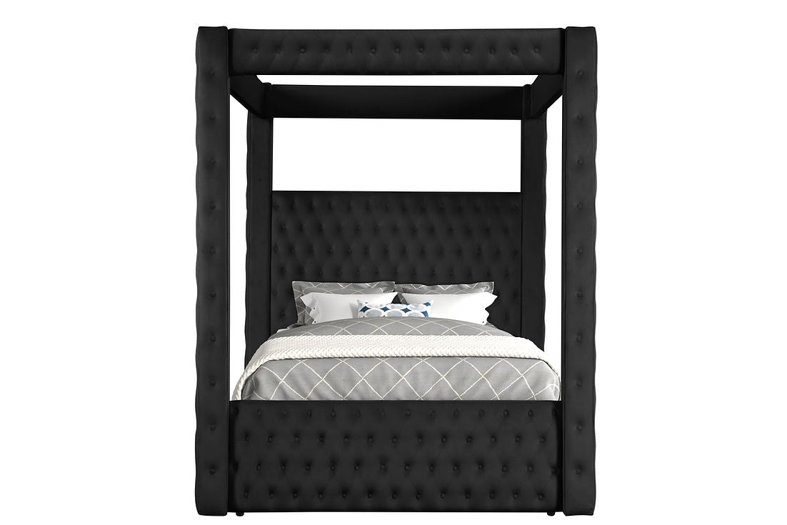 B8013 Mansion (Black) Queen Bed