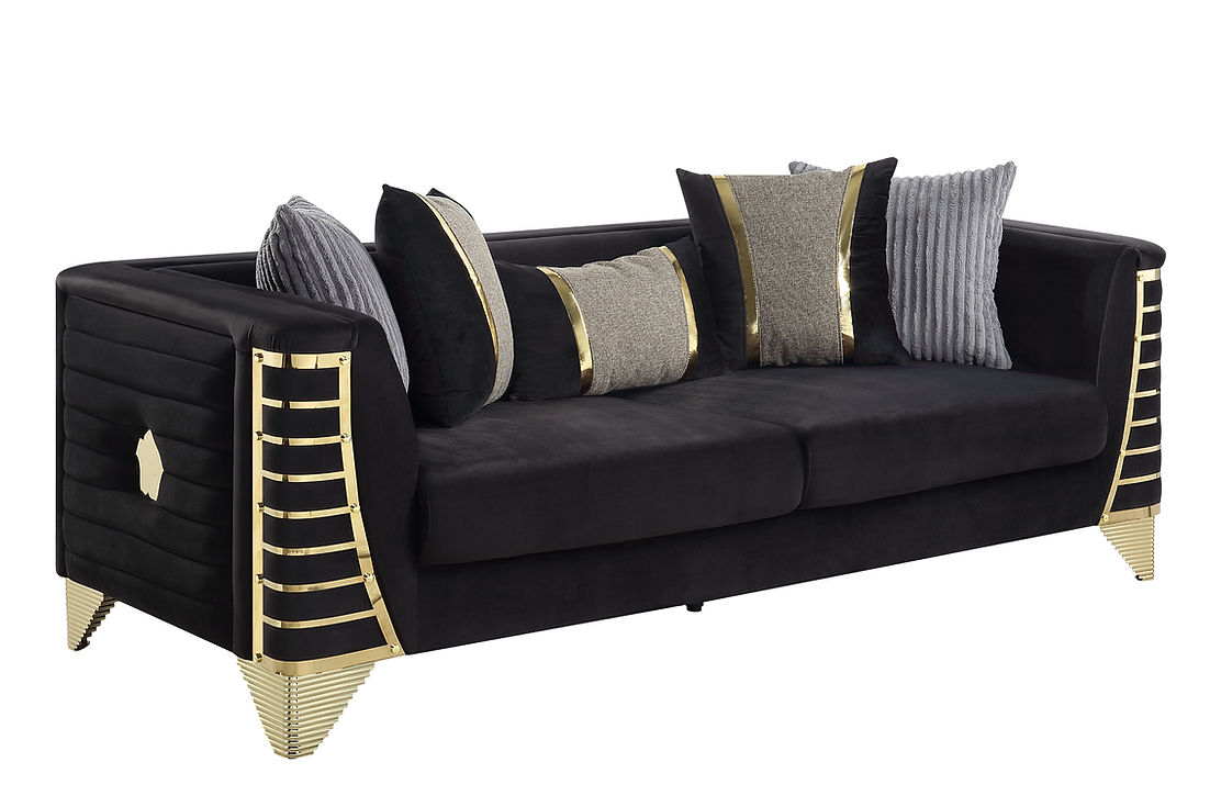 S4010 Donovan (Black) Living Room Set