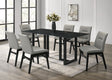 Farrin Black 7-Piece Dining Room Set by New Era Innovations at Eve Furniture