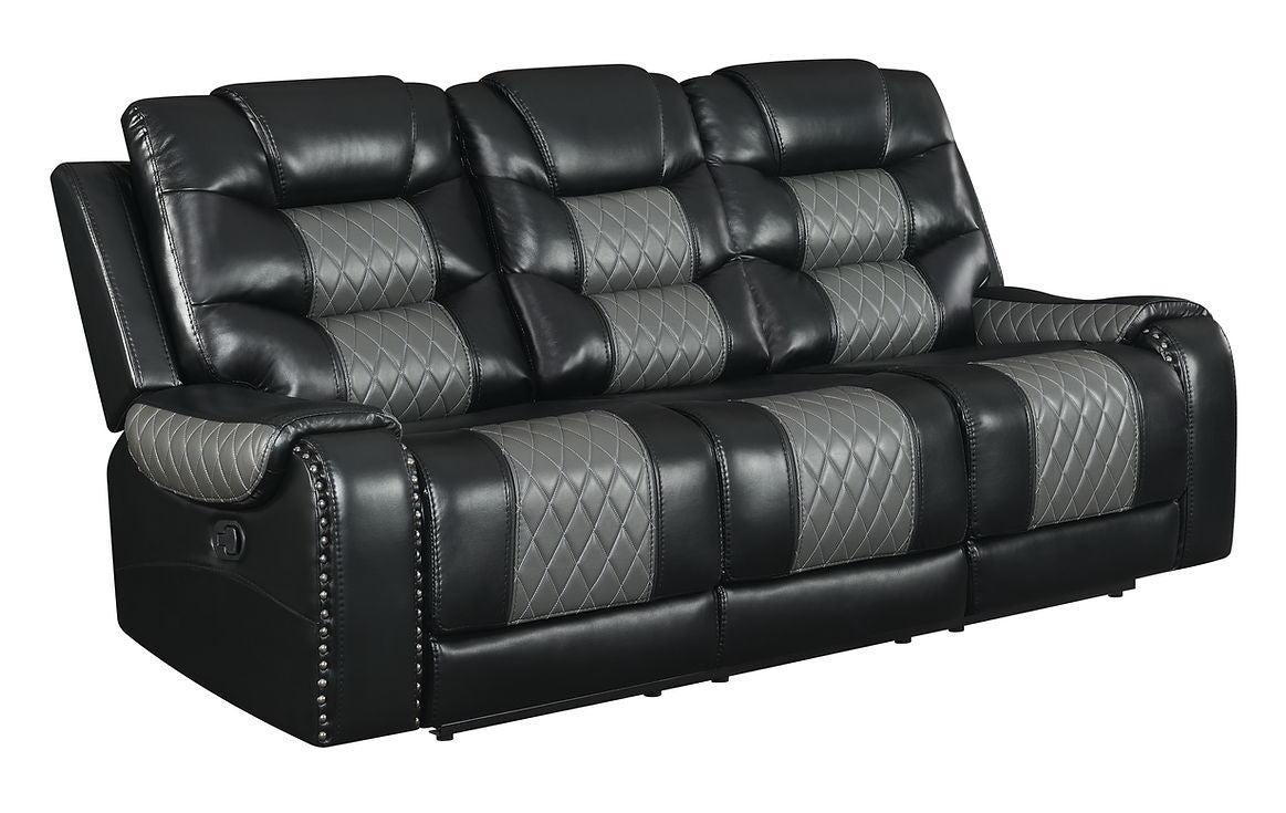 S1988 Phoenix II Black Reclining Living Room Set