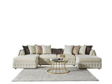 Sicilya Sectional (Off White)