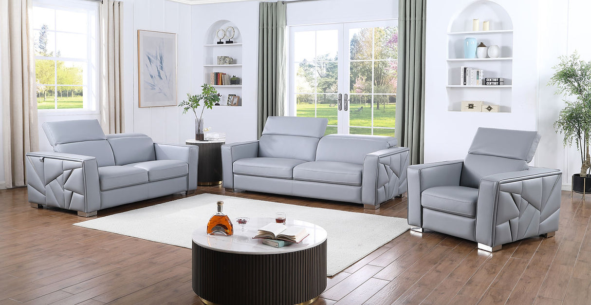 Astra Light Blue Living Room Set by New Era Innovations at Eve Furniture
