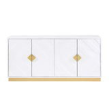 Paros White Console Table by New Era Innovations at Eve Furniture