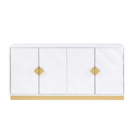 Paros White Console Table by New Era Innovations at Eve Furniture