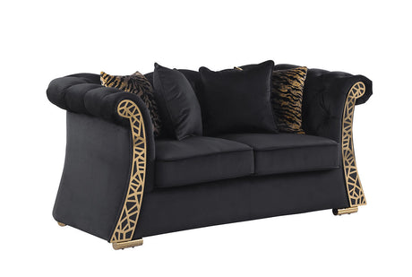 Curamo Black Living Room Set by New Era Innovations at Eve Furniture