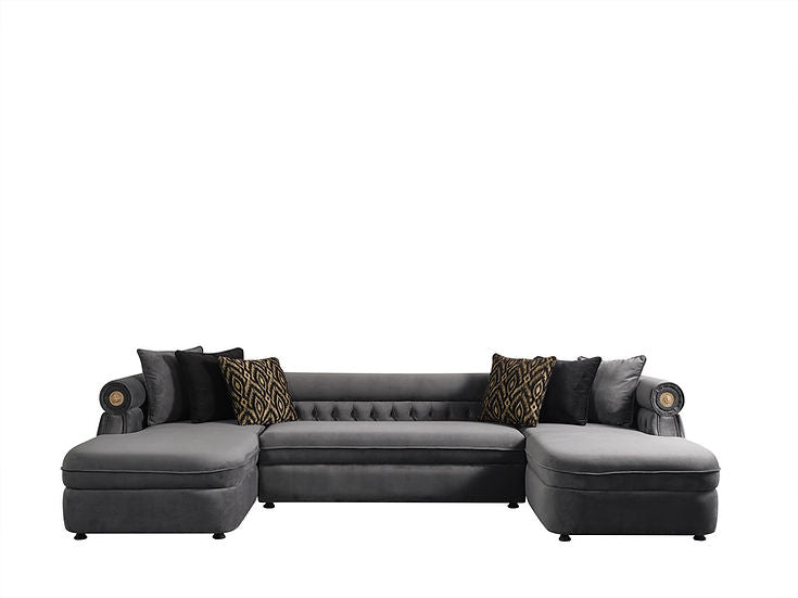 Brooklyn Grey Sectional by New Era Innovations at Eve Furniture