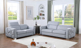 Astra Light Blue Living Room Set by New Era Innovations at Eve Furniture
