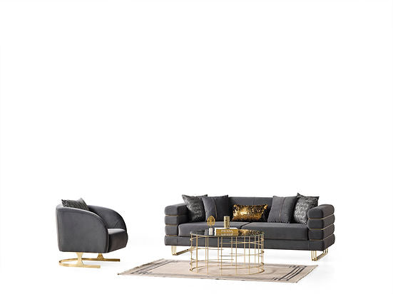 Luma Grey Living Room Set