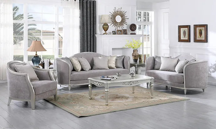 Bellisimo Light Gray Living Room Set