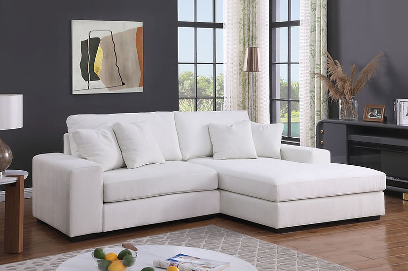 S859 Comfy 2pcs (Cream) Sectional