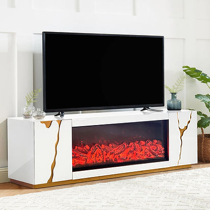 A-TV01 ROSA WHITE TV STAND