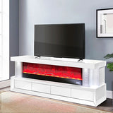 A-TV02 HAVANA WHITE TV STAND