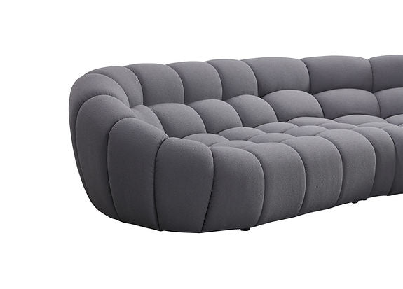 MI-2126B Bubbles Grey Sectional