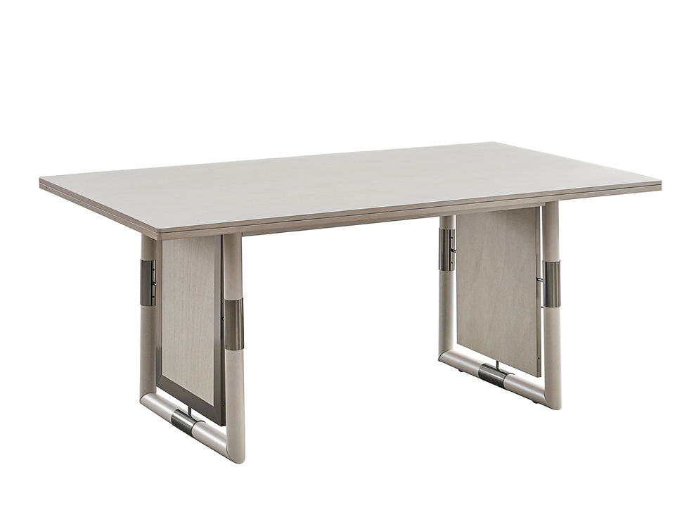 Urban Beige/Gray 7-Piece Dining Room Set by New Era Innovations at Eve Furniture