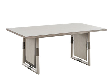 Urban Beige/Gray 7-Piece Dining Room Set by New Era Innovations at Eve Furniture