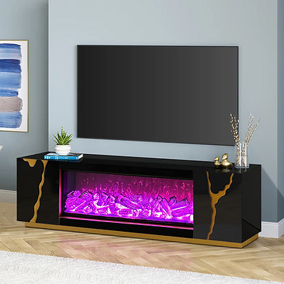 A-TV01 ROSA BLACK TV STAND