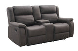 Max Brown 3-Piece Reclining Living Room Set