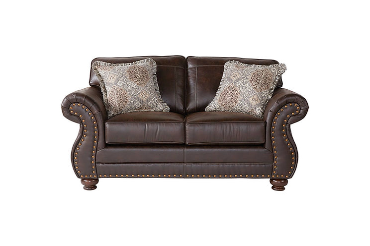 Brown Fabric Sofa
