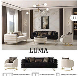 Luma Black Living Room Set